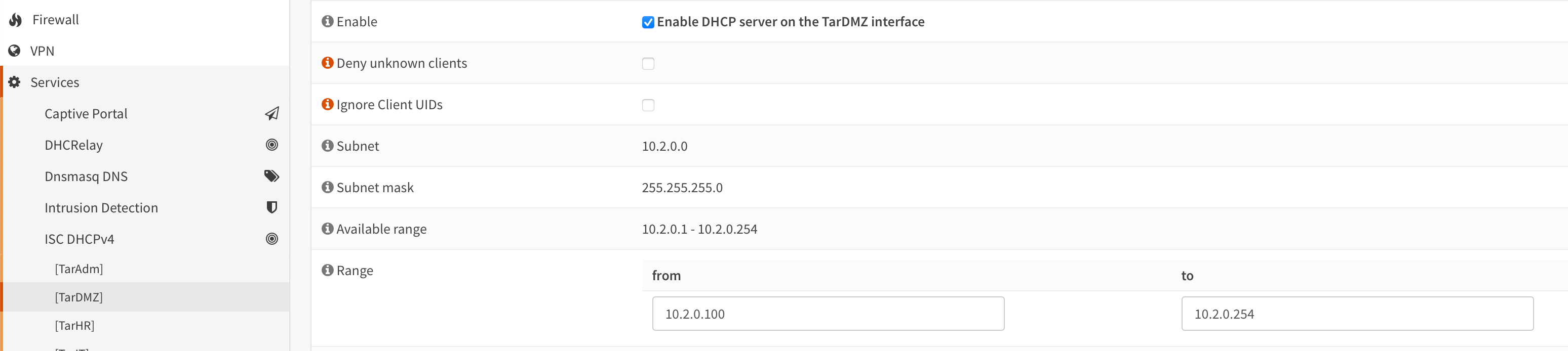 HomeLab Networking_OPNsense_DHCP_ranges.png